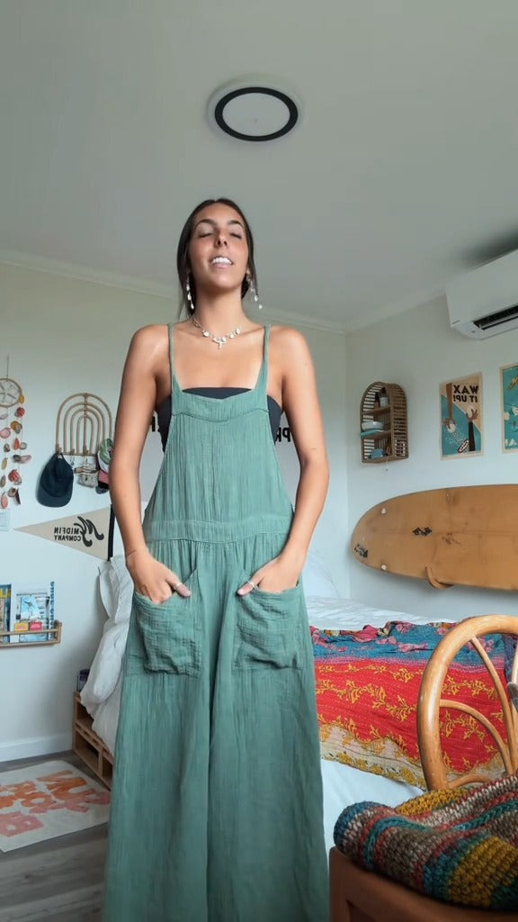 Linen Overalls