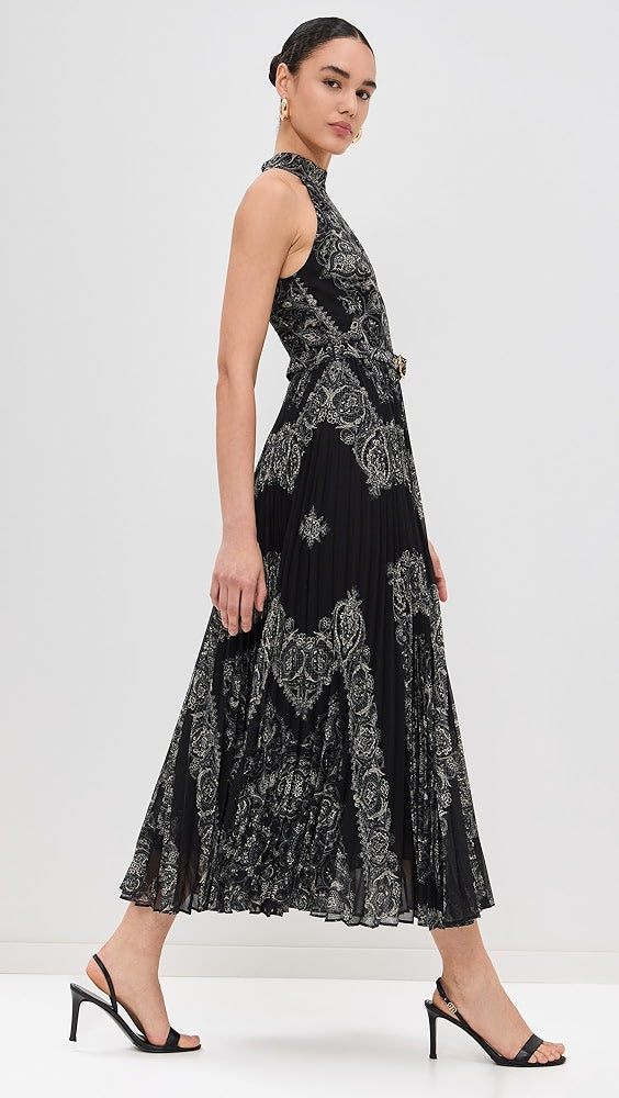 Sunray Halter Picnic Dress